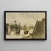 El viejo puente en Nantes - Eugène Delacroix — cuadro enmarcado en la pared