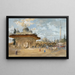 La Fontaine du Sultan Ahmed III Constantinople - Eugène Flandin — framed artwork on a wall
