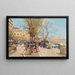Promenade au bord de la Seine - Eugène Galien-Laloue — framed artwork on a wall