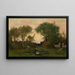Evening Atmosphere - Eugène Galien-Laloue — framed artwork on a wall