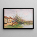 Spring Day by the Stream - Eugène Galien-Laloue — framed artwork on a wall