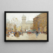 La Place du Châtelet - Eugène Galien-Laloue — framed artwork on a wall