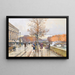 L'Assemblée nationale et le pont de la Concorde - Eugène Galien-Laloue — framed artwork on a wall