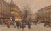 El bulevar hacia el puente - Eugène Galien-Laloue — vista de la obra