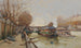 El Muelle del Sena - Eugène Galien-Laloue — vista de la obra