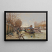 El Muelle del Sena - Eugène Galien-Laloue — cuadro enmarcado en la pared