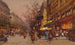 Les Grands Boulevards près du théâtre des Variétés - Eugène Galien-Laloue — artwork view