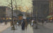 Flower Market Painting La Madeleine - Eugène Galien-Laloue — artwork view