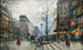 París, la Puerta Saint-Denis - Eugène Galien-Laloue — vista de la obra