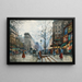 París, la Puerta Saint-Denis - Eugène Galien-Laloue — cuadro enmarcado en la pared