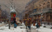 Boulevard de Paris en hiver - Eugène Galien-Laloue — artwork view