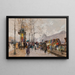 Quai Voltaire - Eugène Galien-Laloue — framed artwork on a wall