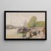 Quai de Passy - Eugène Galien-Laloue — cuadro enmarcado en la pared