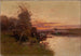 Río al atardecer - Eugène Galien-Laloue — vista de la obra