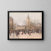 View of the Saint-Germain-des-Prés boulevards - Eugène Galien-Laloue — framed artwork on a wall
