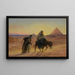 Flight into Egypt - Eugène Girardet — framed artwork on a wall