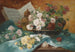 Still life with roses in a bowl - Eugène Henri Cauchois — artwork view