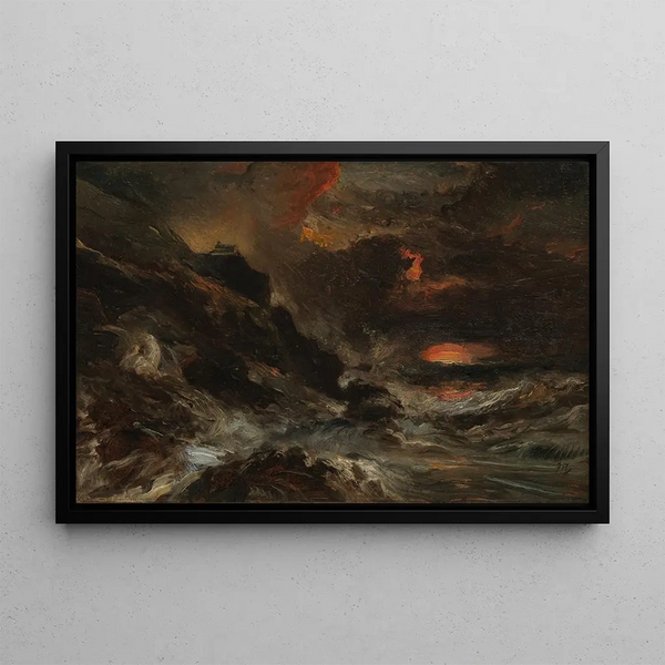 Eugne Isabey - A Storm off the Normandy Coast.webp