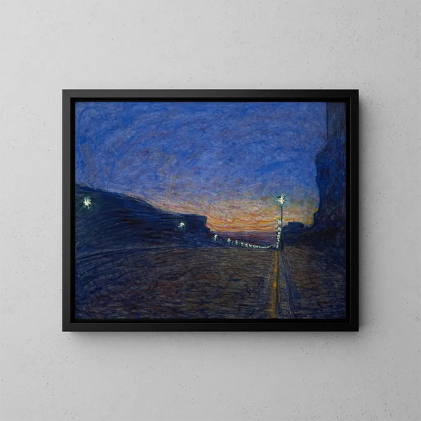 Hornsgatan - Eugène Jansson — cuadro enmarcado en la pared