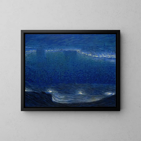 Nocturno - Eugène Jansson — cuadro enmarcado en la pared