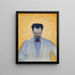 Portrait of Ernest Thiel - Eugène Jansson — framed artwork on a wall