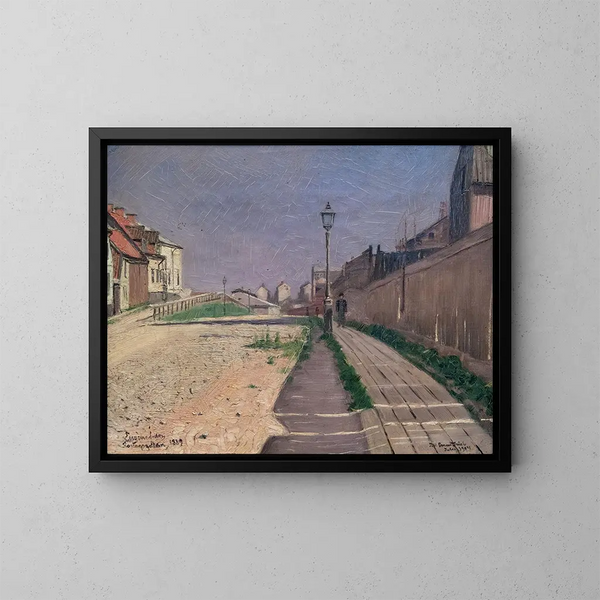 Rue Roslagsgatan - Eugène Jansson — cuadro enmarcado en la pared
