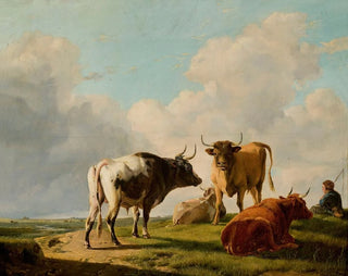 Eugne Joseph Verboeckhoven - Cows in the pasture.webp
