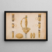 Conception pour une Garde d'Épée, Fourreau et Garnitures de Ceinture - Eugène Julienne — framed artwork on a wall