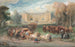 Louis XIV painting leading his carriage in the Versailles park - Eugène Louis Lami — artwork view