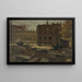 El derribo del Palacio de la Industria en los Campos Elíseos - Eugène Trigoulet — cuadro enmarcado en la pared