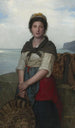 La pescadora - Eugénie Marie Salanson — vista de la obra