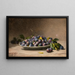 Still life with plums - Euphémie Muraton — framed artwork on a wall