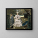 Nourrice et enfant - Eva Gonzalès — framed artwork on a wall