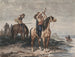 Los Merovingios - Évariste Vital Luminais — vista de la obra