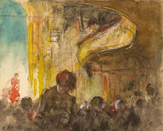 Sala de música de París - Everett Shinn — vista de la obra
