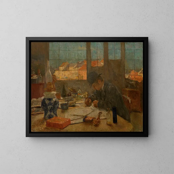 L'Atelier - Evert Larock — cuadro enmarcado en la pared
