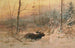 Caza al Alce - Evgeni Alexandrovich Tikhmenev — vista de la obra