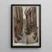 The Bœuf Dead-End Street on Saint-Merri Street - F. Seguin — framed artwork on a wall