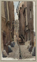 The Bœuf Dead-End Street on Saint-Merri Street - F. Seguin — artwork view
