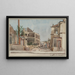 The perforation of rue de la Convention taken from 155 rue Blomet through the streets of Vaugirard and Olivier de Serres - F. Seguin — framed artwork on a wall