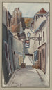 Passage des Patriarches overlooking rue Mouffetard and rue des Patriarches - F. Seguin — artwork view