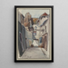 Passage des Patriarches overlooking rue Mouffetard and rue des Patriarches - F. Seguin — framed artwork on a wall
