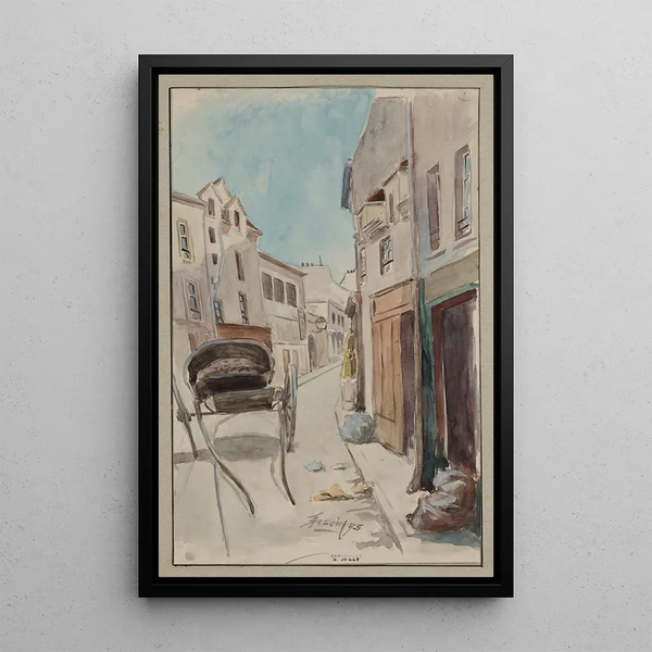 F Sguin - Rue Saint Mdard donnant sur la rue Mouffetard en 1895.webp