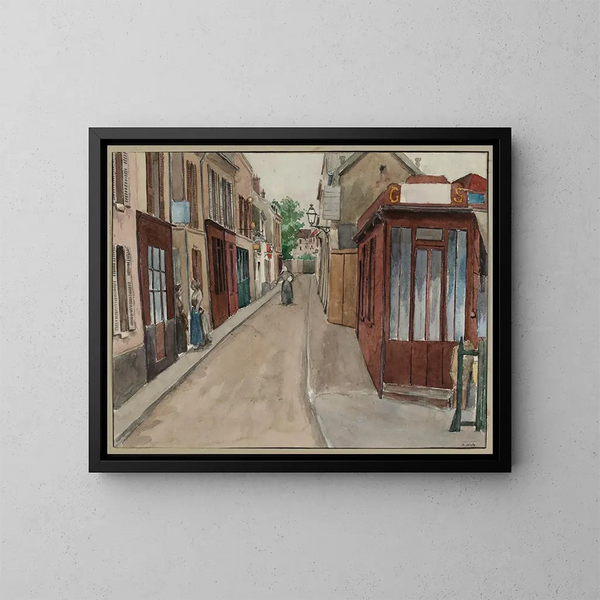 Rue Villafranca - F. Seguin — cuadro enmarcado en la pared