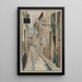 Calle de Nevers - F. Seguin — cuadro enmarcado en la pared