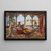 Sobre la terraza - Fabio Fabbi — cuadro enmarcado en la pared