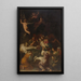 La Mort de Sainte Anne - Fabrizio Chiari — framed artwork on a wall