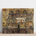Facade of a House on the Egon Schiele River — wall display of the artwork