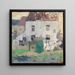 Fachadas blancas y jardín en Bosvoorde - Rik Wouters — cuadro enmarcado en la pared