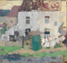 Fachadas blancas y jardín en Bosvoorde - Rik Wouters — vista de la obra